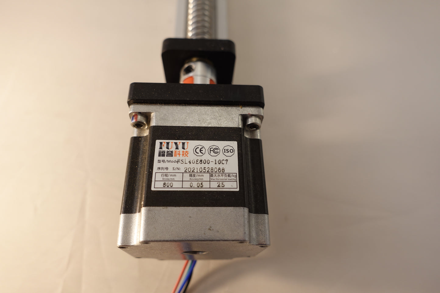 NEMA 23 Stepper Linear Ballscrew Actuator