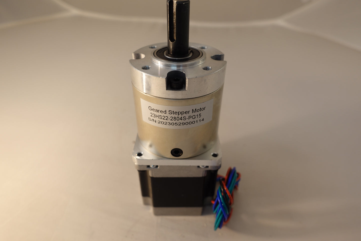 NEMA 23 stepper 15:1 gearmotor