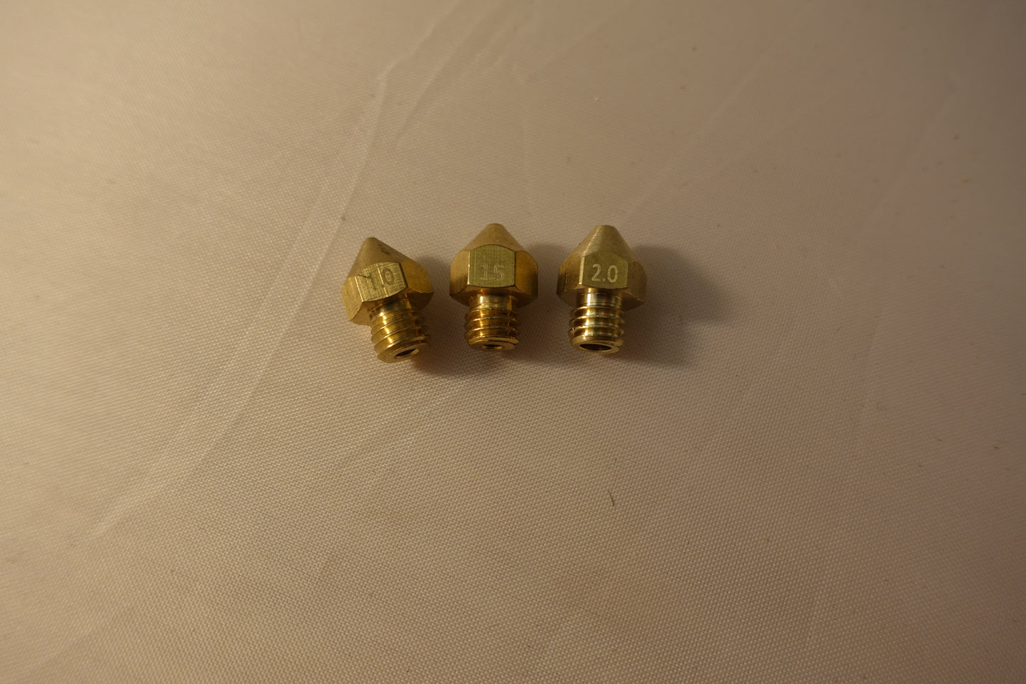 Large Diameter Brass 3D Printer Nozzles