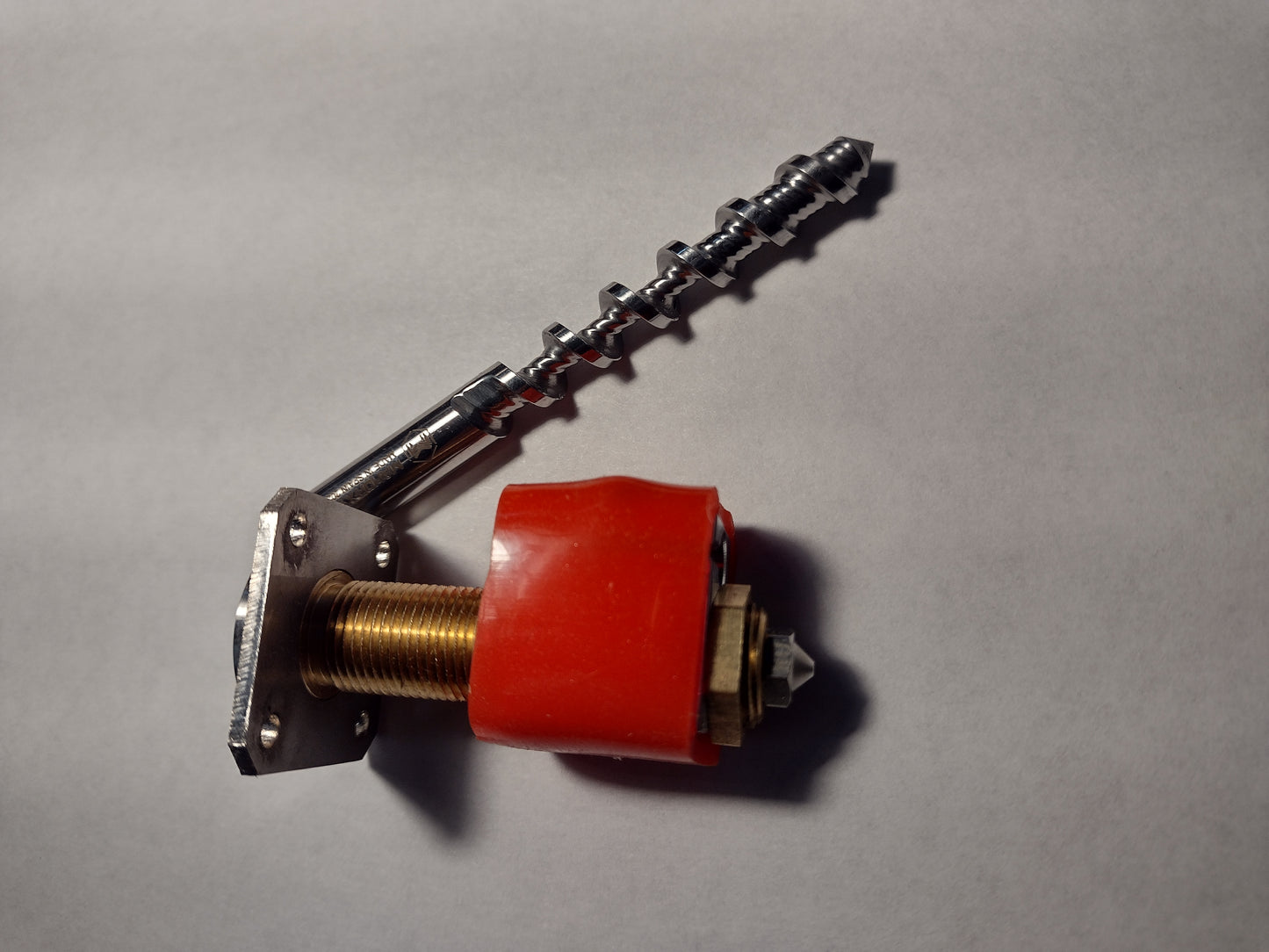 Spare extruder screw and barrel