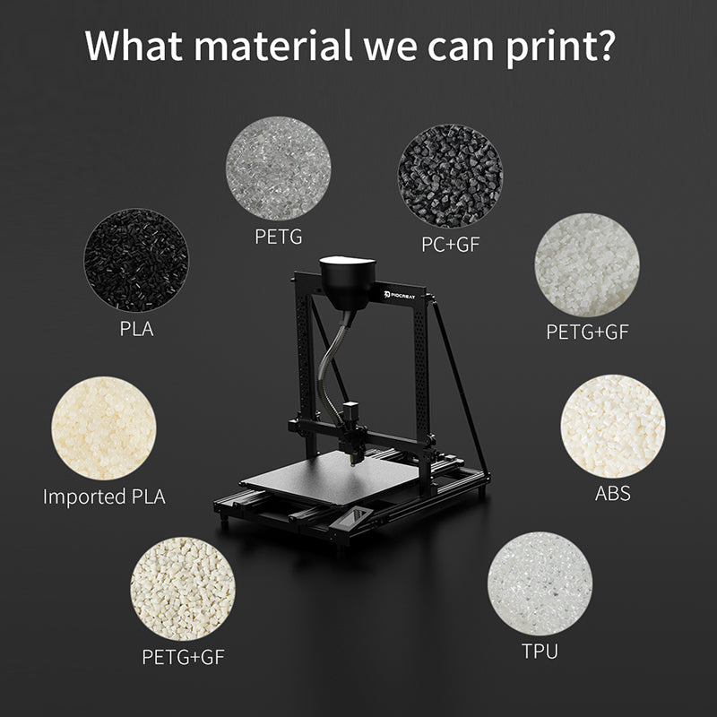 Piocreat G5 Pellet Extruder 3D Printer